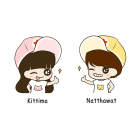 เด็กชาย-หญิง-ใส่หมวก-ชูนิ้วโป้ง