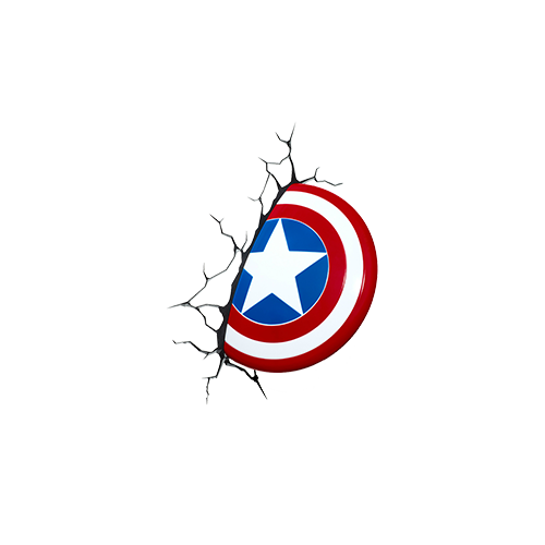 Captain America Shield into Wall