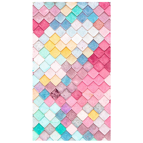 Multicolored tiles
