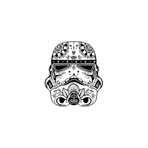 Stormtrooper Mexican Skull