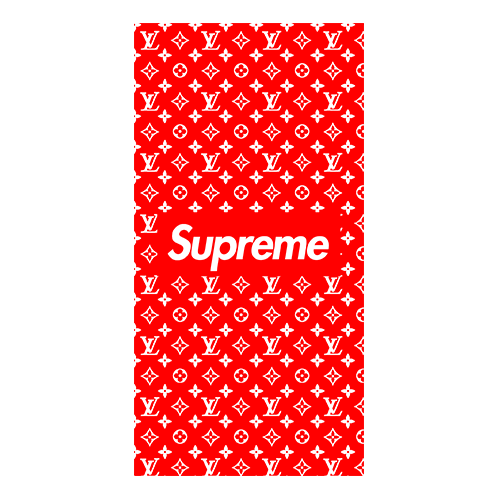 supreme x louis case red